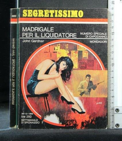 Madrigale per Il Liquidatore - John Gardner - copertina