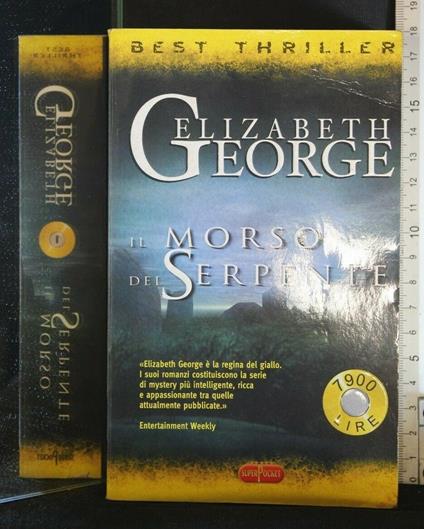 Il Morso Del Serpente - Elizabeth George - copertina