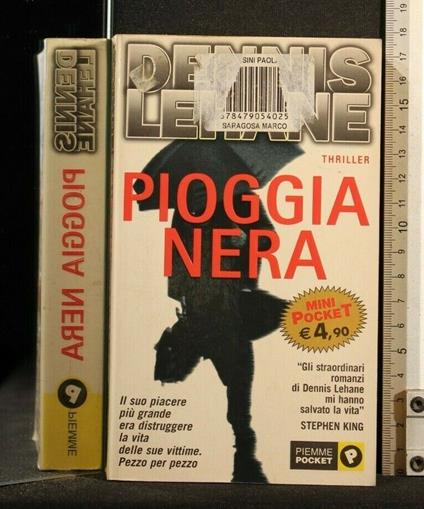 Pioggia Nera - Dennis Lehane - copertina