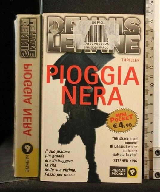 Pioggia Nera - Dennis Lehane - copertina