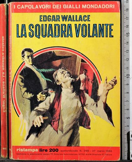 La squadra volante - Edgar Wallace - copertina
