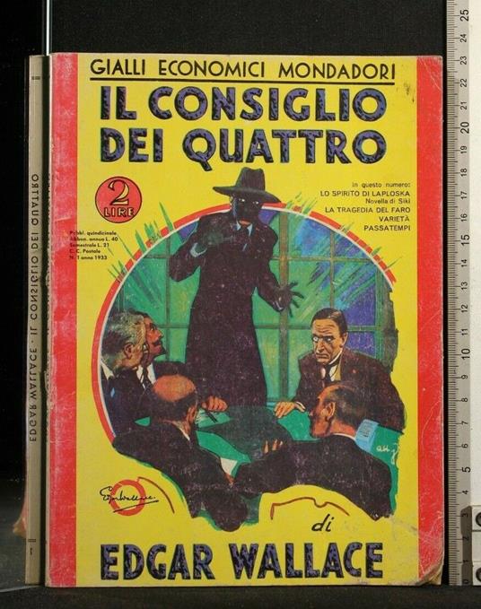 Il Consiglio Dei Quattro - Edgar Wallace - copertina