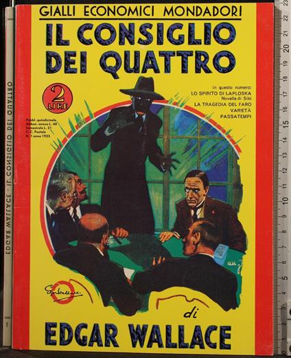 Il Consiglio Dei Quattro - Edgar Wallace - copertina