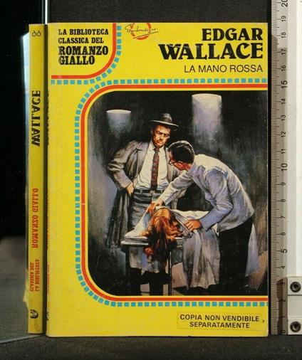 La Mano Rossa - Edgar Wallace - copertina