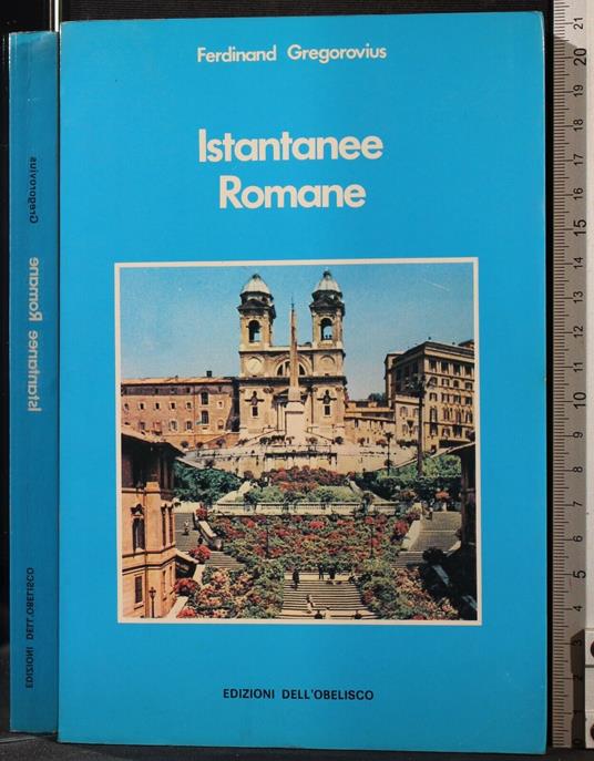 Istantanee romane - Ferdinand Gregorovius - copertina