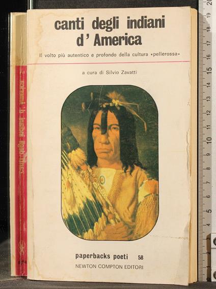 Canti degli indiani d'America - Silvio Zavatti - copertina