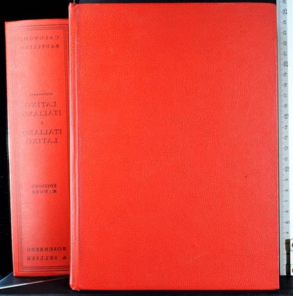 Dizionario della lingua Latina - Oreste Badellino - copertina