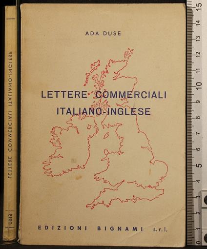 Lettere commerciali Italiano Inglese - Ada Duse - copertina
