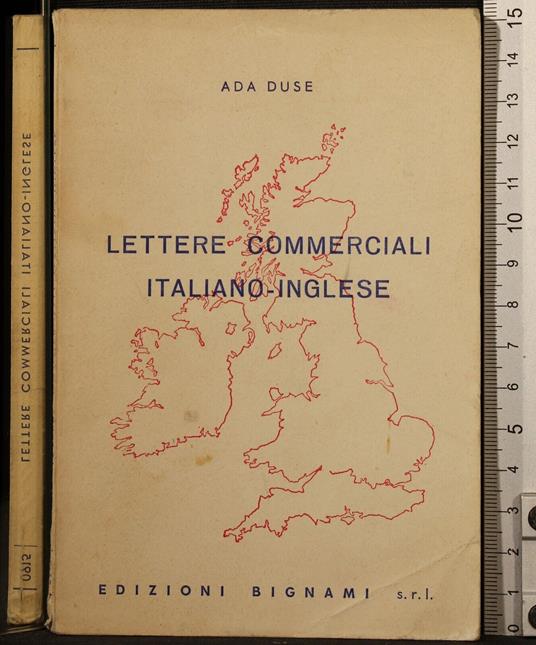 Lettere commerciali Italiano Inglese - Ada Duse - copertina