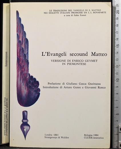 L' evangeli secound Matteo - Fabio Foresti - copertina