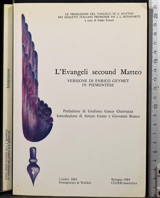 L' evangeli secound Matteo - Fabio Foresti - copertina