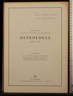 Osteologia. Tavole da 1 a 14