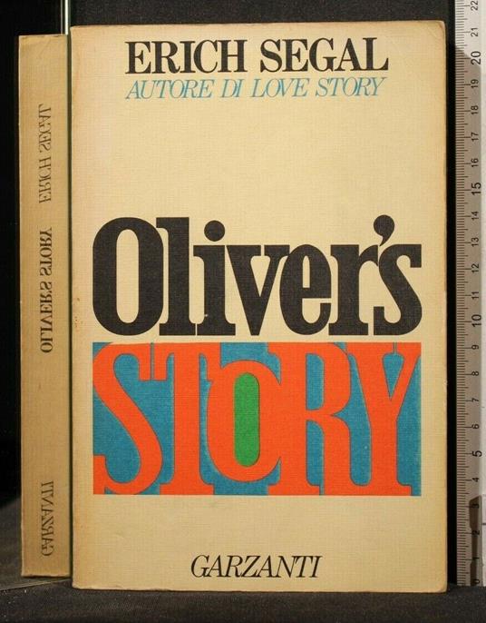 Oliver'S Story - Erich Segal - copertina