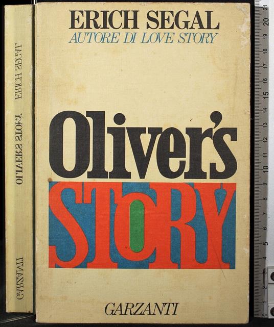 Oliver story - Erich Segal - copertina