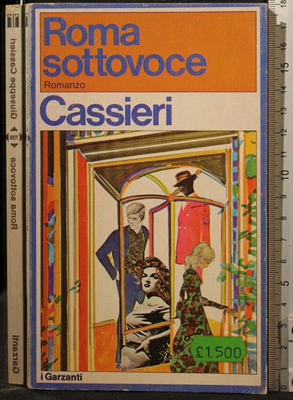 Roma Sottovoce - Giuseppe Cassieri - copertina