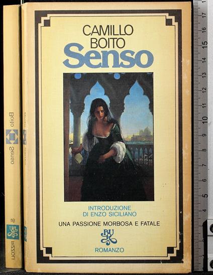 Senso - Camillo Boito - copertina