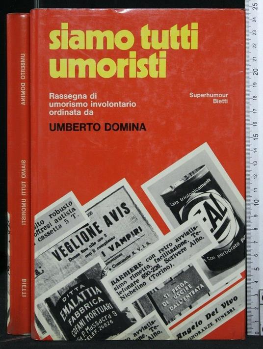 Siamo Tutti Umoristi - Umberto Domina - copertina