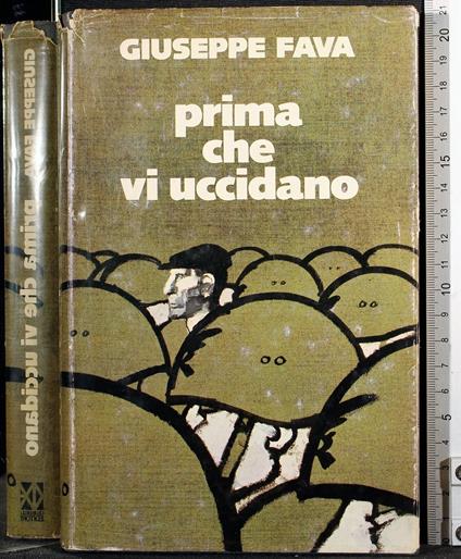 Prima che vi uccidano - Giuseppe Fava - copertina