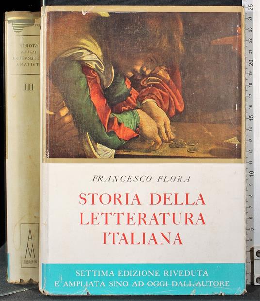 Storia della letteratura italiana III - Francesco Flora - copertina