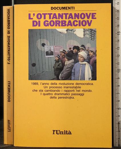 L' Ottantanove Di - Adriano Guerra - copertina