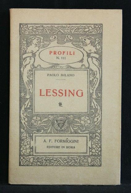 Lessing - Paolo Milano - copertina