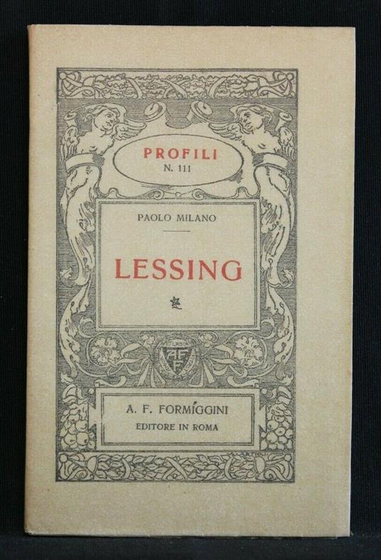 Lessing - Paolo Milano - copertina