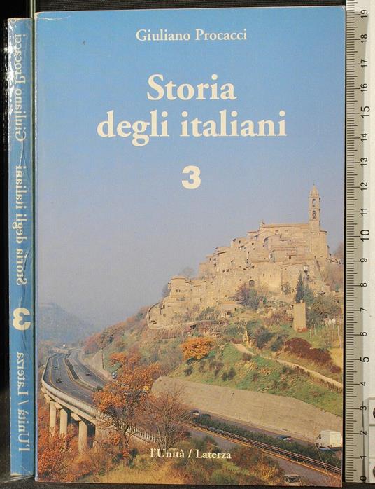 La storia degli italiani 3 - Giuliano Procacci - copertina
