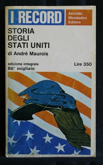 Storia Degli Stati Uniti - André Maurois - copertina