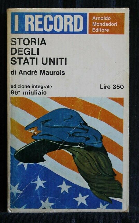 Storia Degli Stati Uniti - André Maurois - copertina