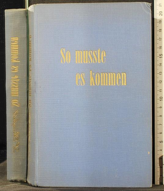 So musste es kommen - Louis Bromfield - copertina