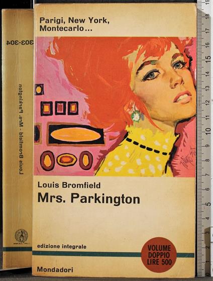 Mrs Parkington - Louis Bromfield - copertina