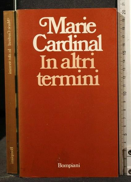 In Altri Termini - Marie Cardinal - copertina