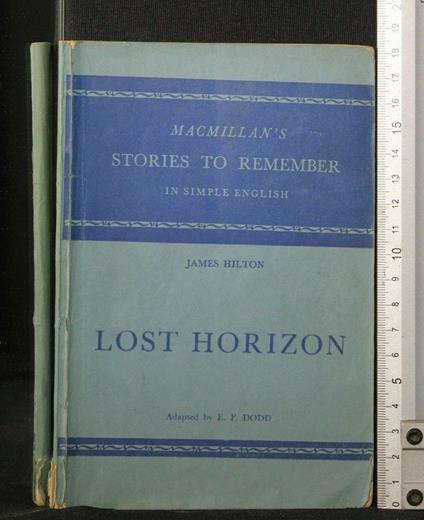 Lost Horizon - James Hilton - copertina