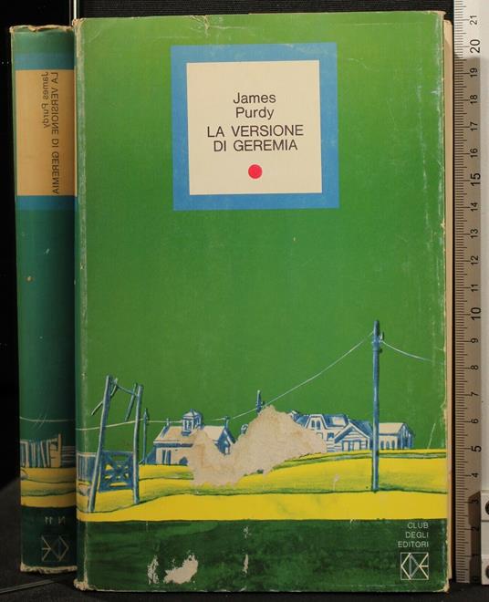 La Versione di Geremia - James Purdy - copertina