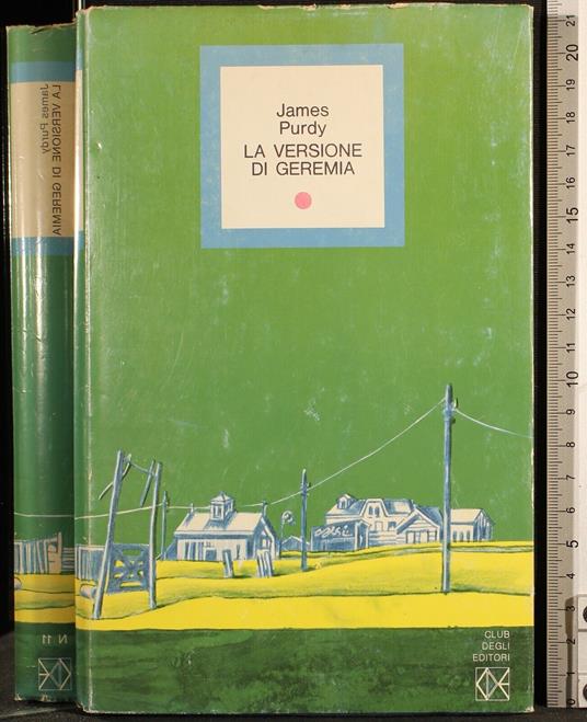 La versione di Geremia - James Purdy - copertina