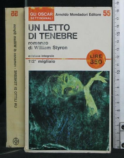 Un Letto di Tenebre - William Styron - copertina