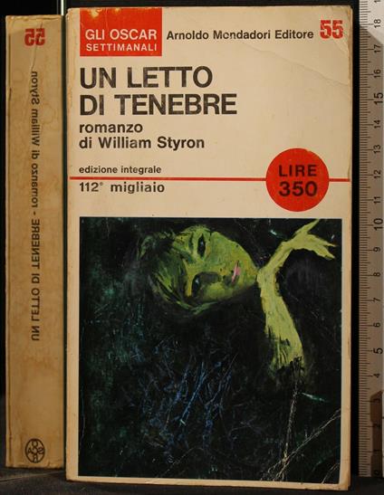 Un Letto di Tenebre - William Styron - copertina