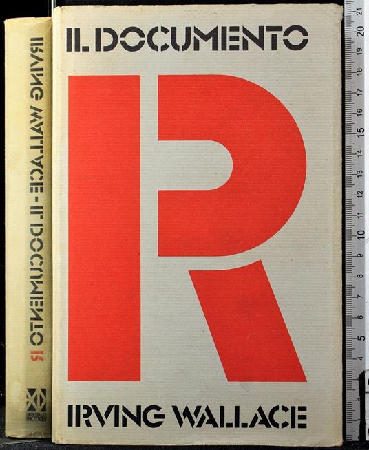 Il documento R - Irving Wallace - copertina