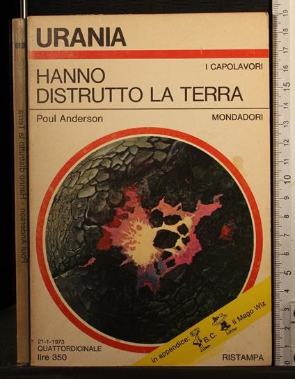 Hanno distrutto la Terra - Poul Anderson - copertina