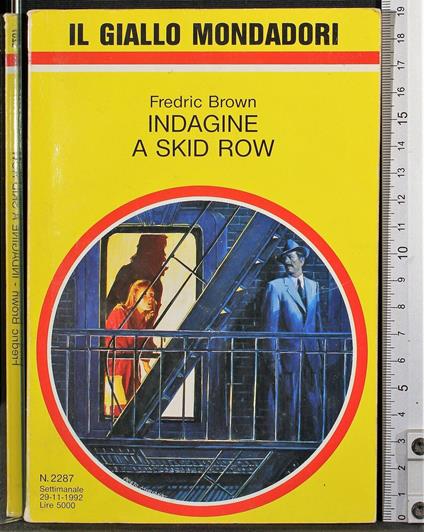 Indagine a skid row - Fredric Brown - copertina