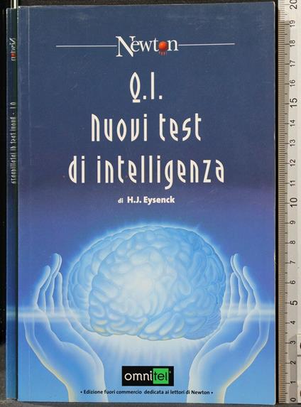 Q.I. Nuovi Test di Intelligenza - Hans J. Eysenck - copertina
