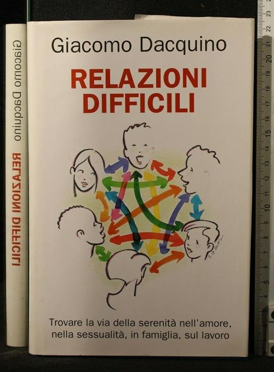 Relazioni Difficili - Giacomo Dacquino - copertina