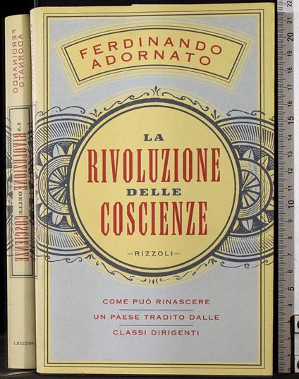 La rivoluzione delle coscienze - Ferdinando Adornato - copertina