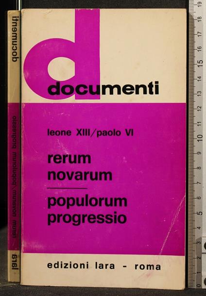 Rerum Novarum. Populorum Progressio - Leone XIII - copertina