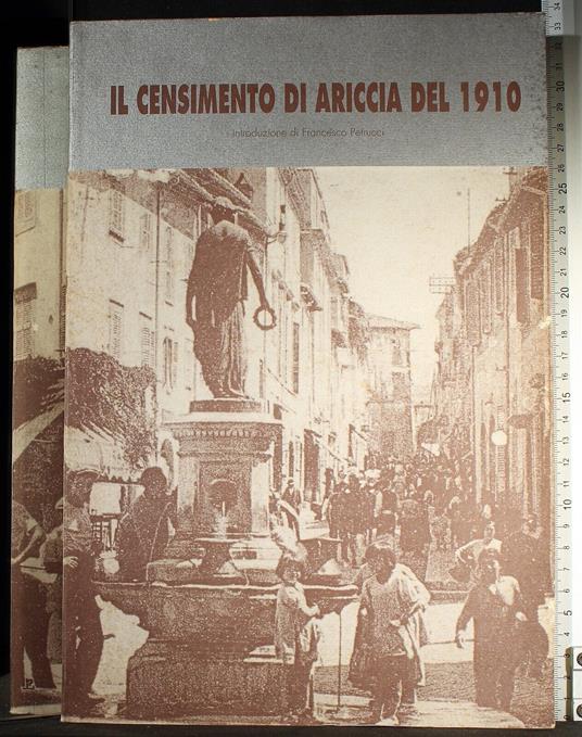 Il censimento di Ariccia del 1910 - Petrucci - copertina
