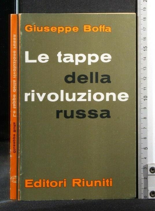 Le Tappe Della Rivoluzione Russa - Giuseppe Boffa - copertina