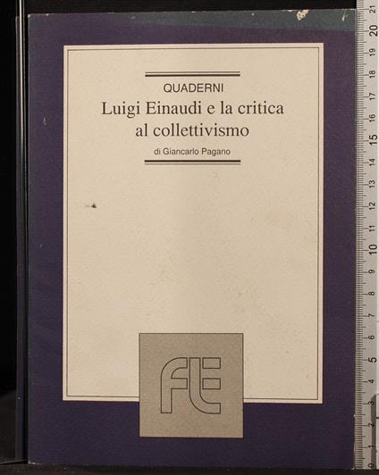 Luigi e la critica al collettivismo - Giancarlo Pagano - copertina