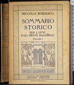 Sommario storico. Vol 1