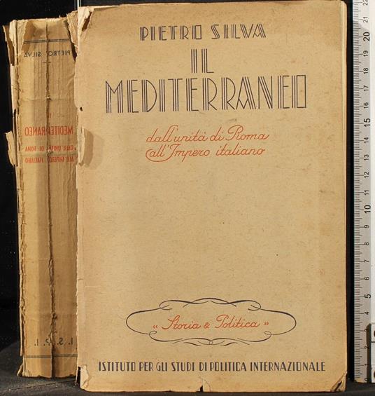 Il mediterraneo - Pietro Silva - copertina