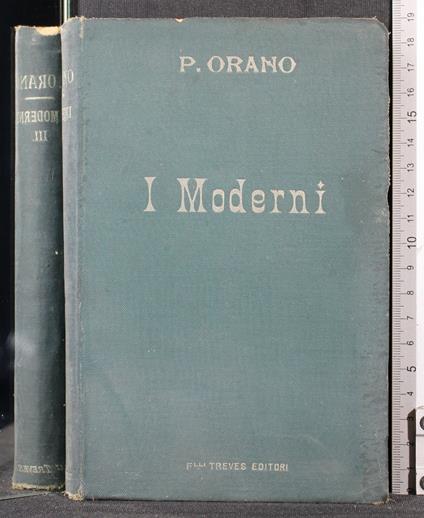 I moderni Vol 3 - Paolo Orano - copertina